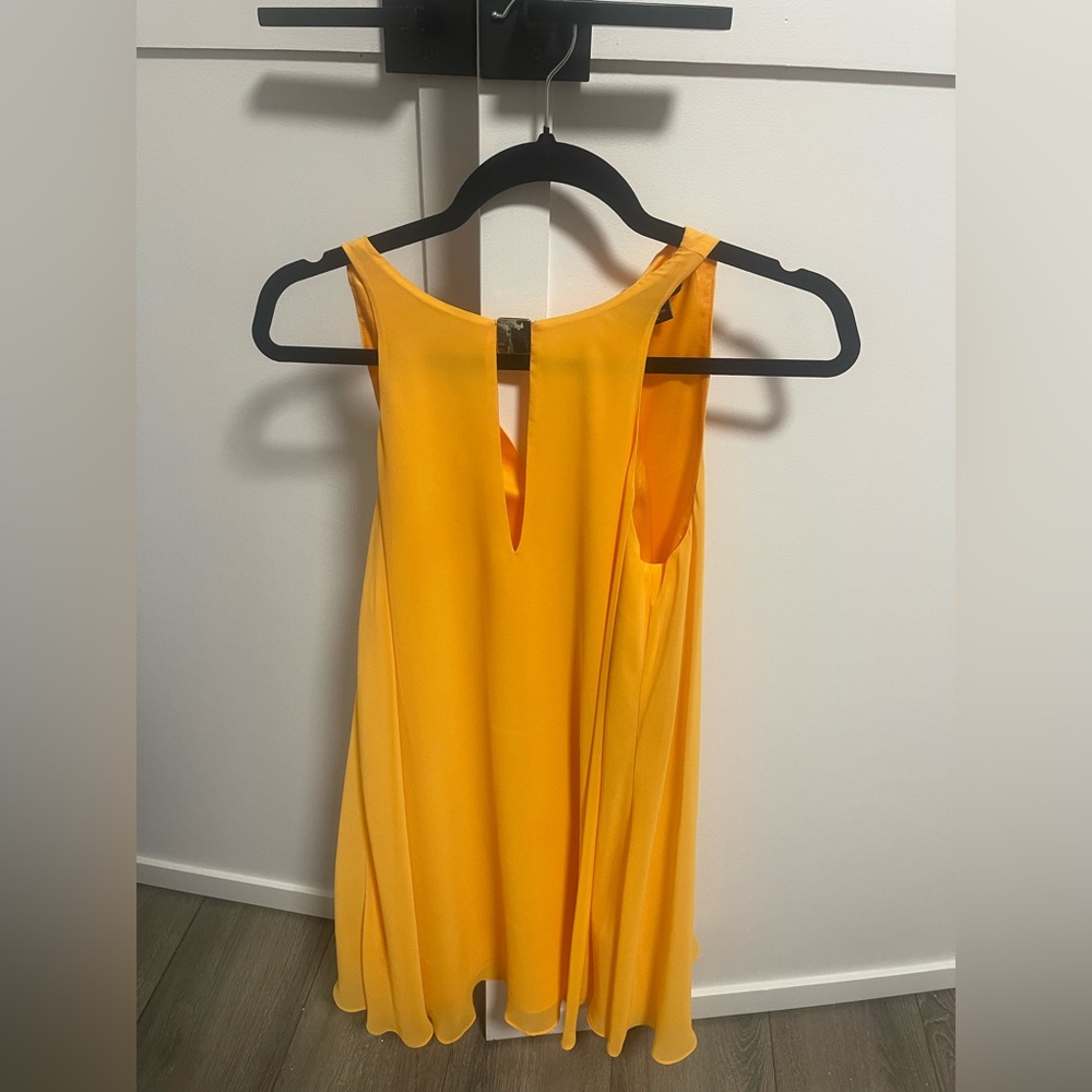 Guess by Marciano Gold Halter Sundress for Weddings